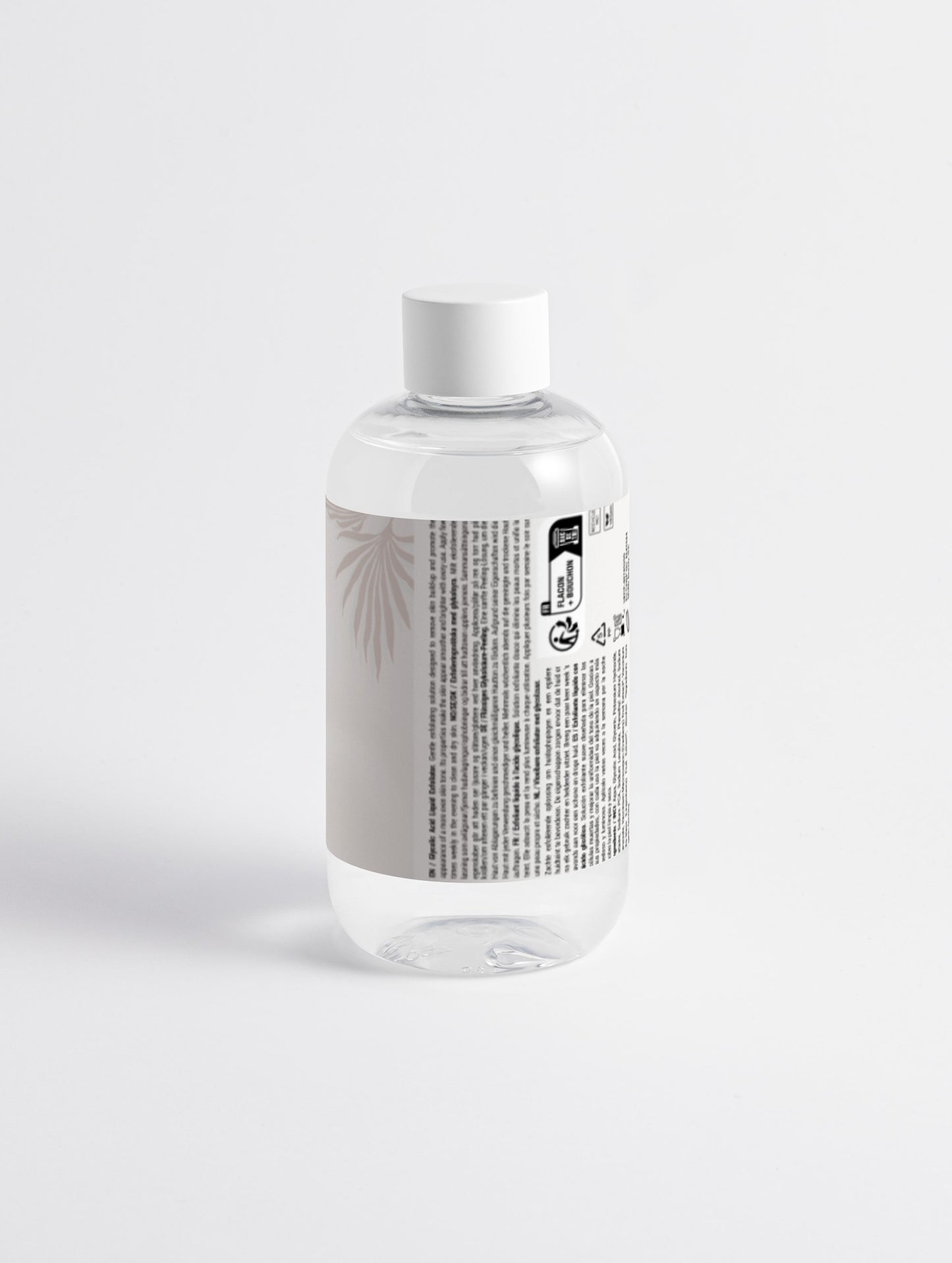 Liquid peeling with glycolic acid