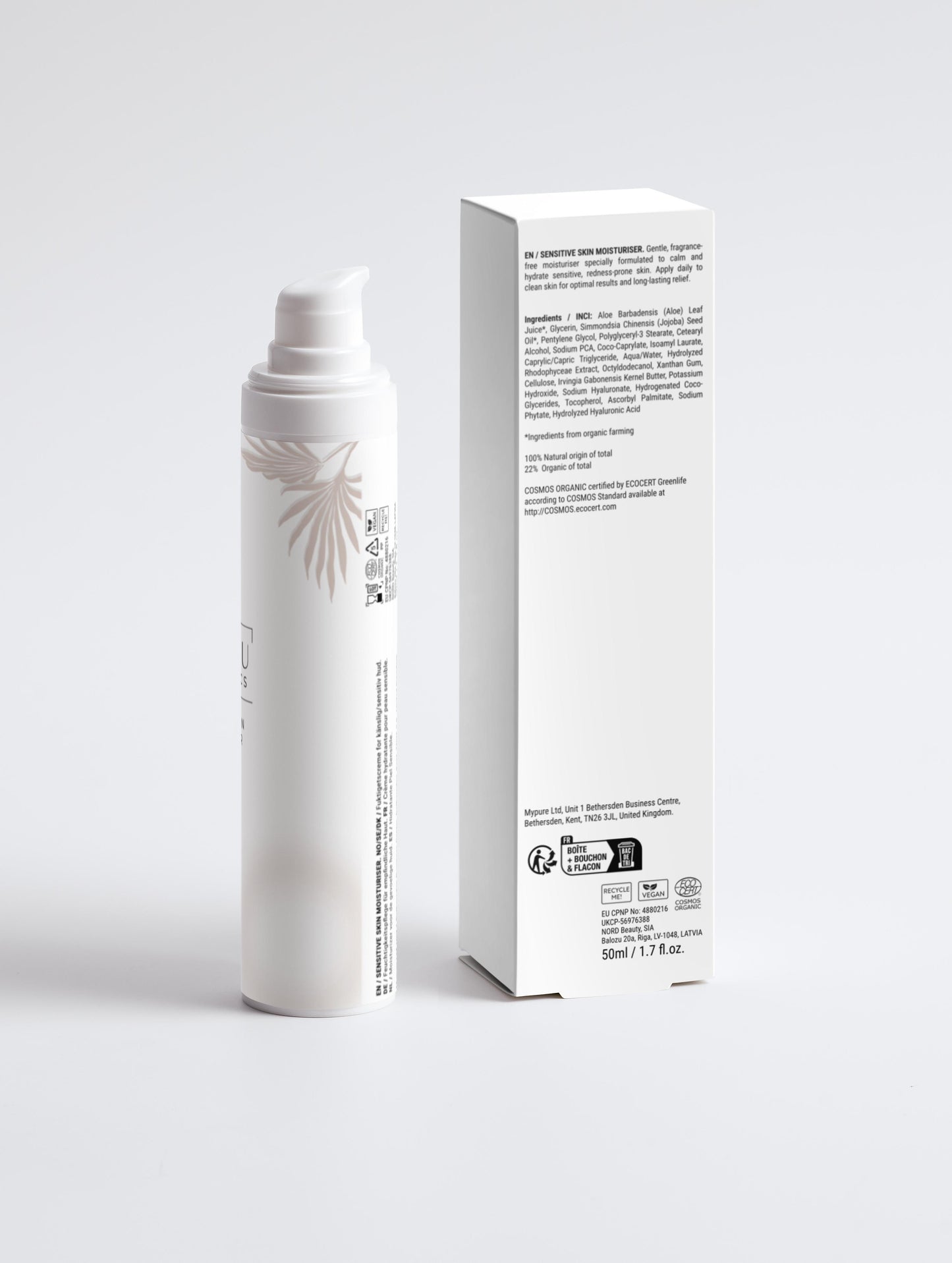 Sensitive Skin Moisturiser, 50ml
