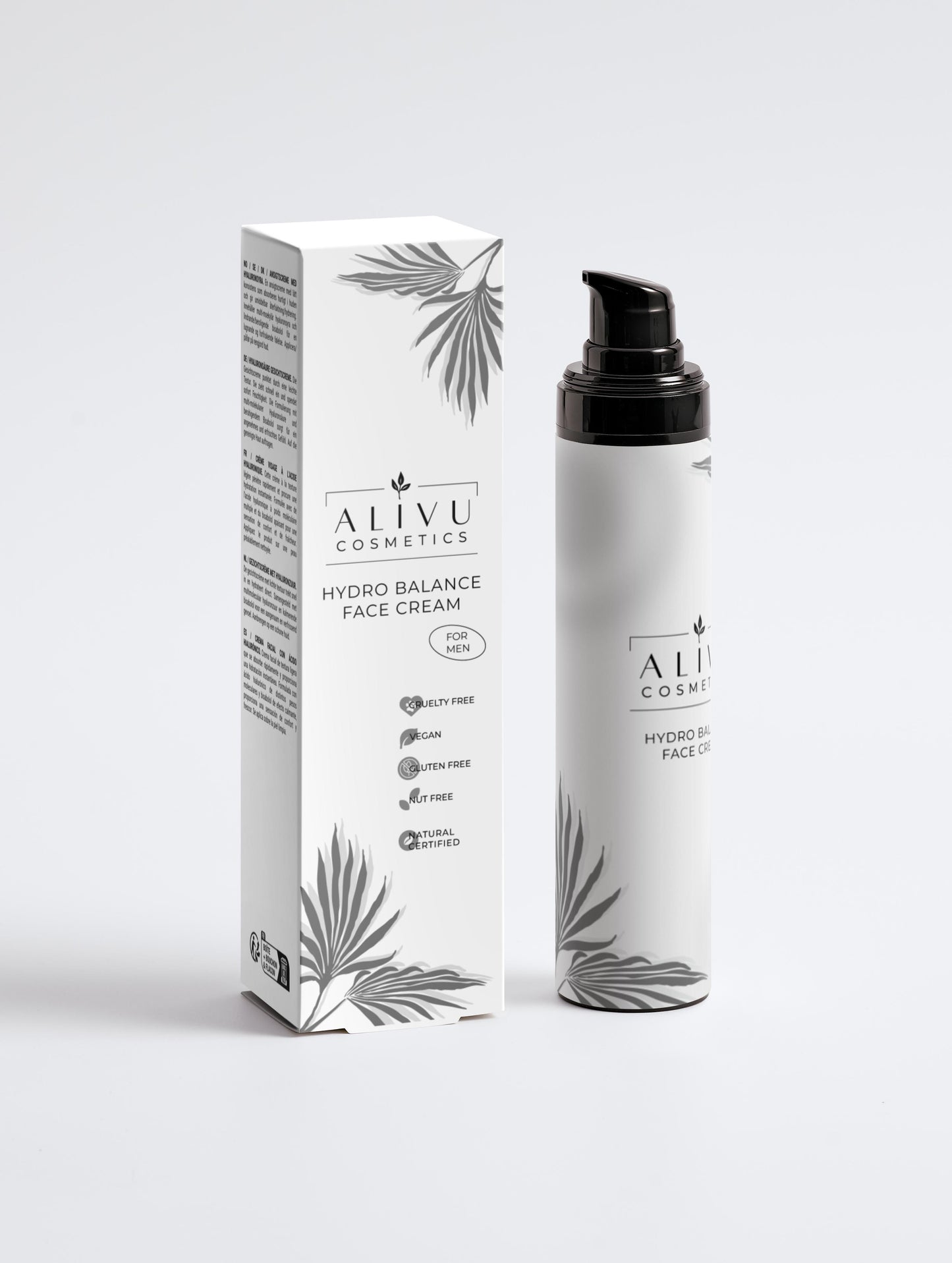 Hyaluronic acid face cream