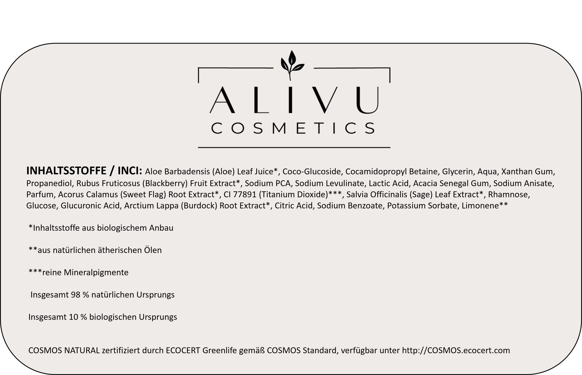 Reinigender Schaum, 190ml - AlivuCosmetics